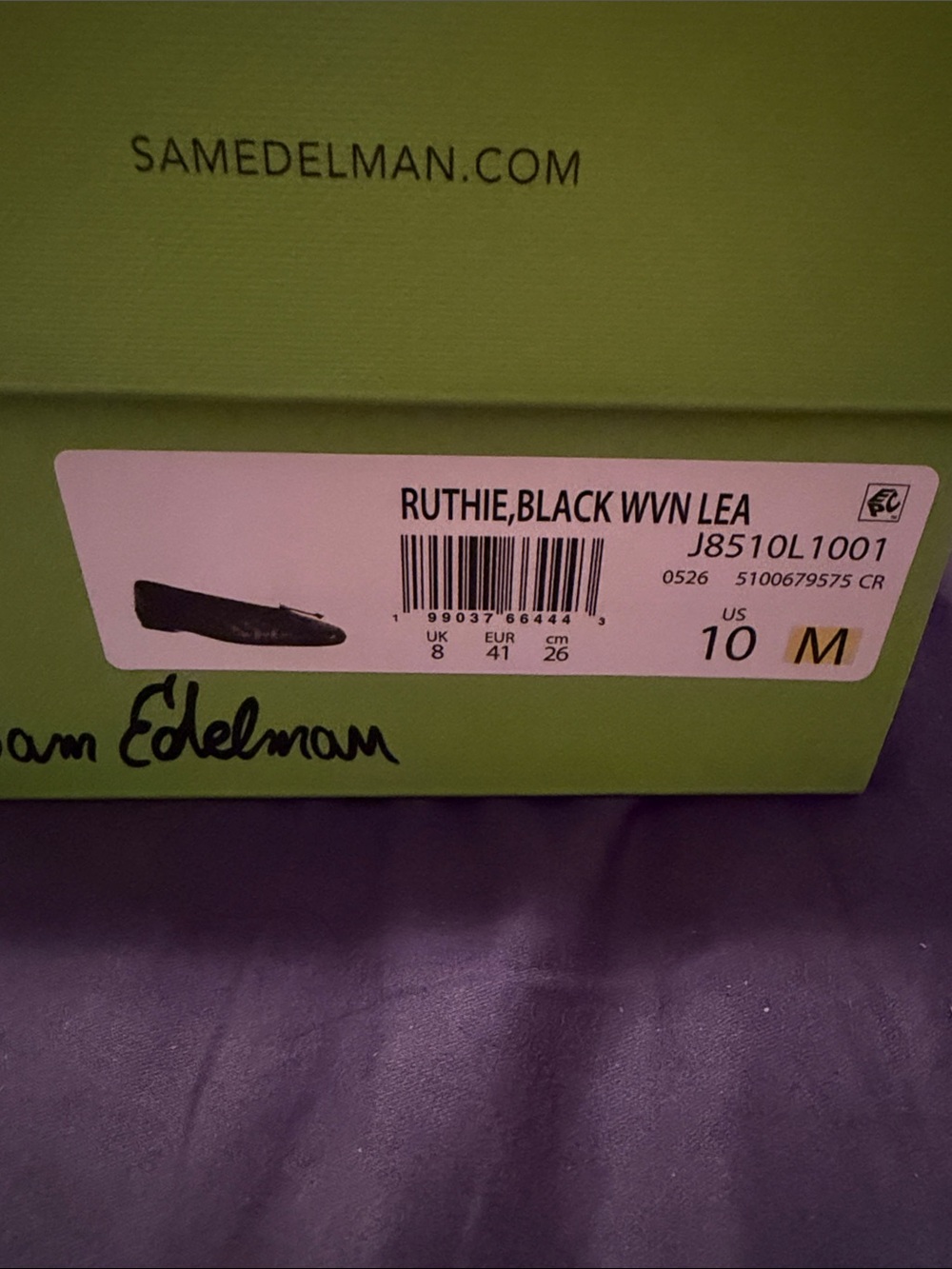✨NEW✨ Sam Edelman Ruthie Woven Ballet Flats - Picture 4 of 4